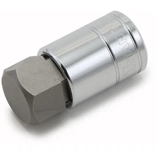 Titan Tools 15668 Hex Bit Socket 1/2" Drive 7/8" Chrome