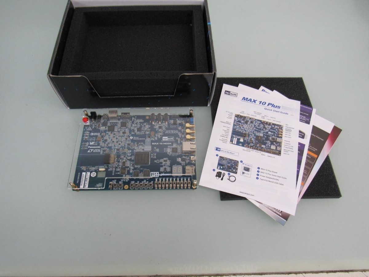 Scheda Terasic Technologies MAX 10 Plus - FPGA (Field Programmable Gate Array) Nuova