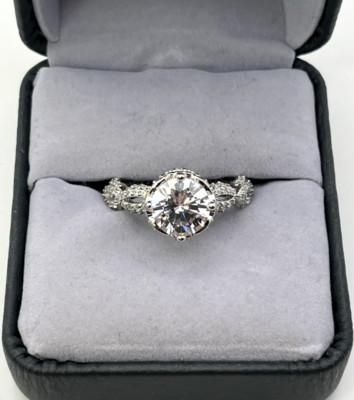 RYZE FIRE WHITE frost RING Solid Sterling Silver 925 size 7 TWIST BAND Sparkle