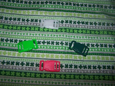 Wet Nose Designs Shammy Stripes Dog Collar St Patricks Day Shamrock COLOR Buckle