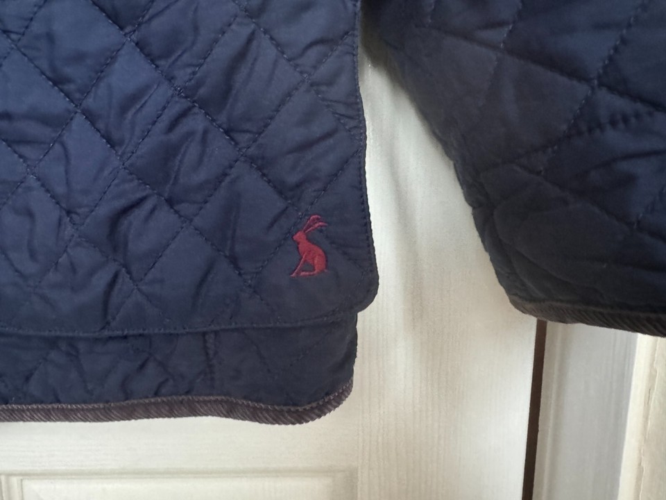 MENS JOULES HARRINGTON JACKET LARGE NAVY BLUE WINTER COAT QUILTED L eBay