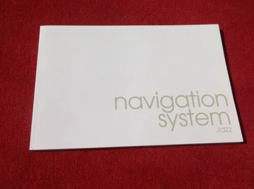 Honda Jazz Car Owner & Operator Manuals