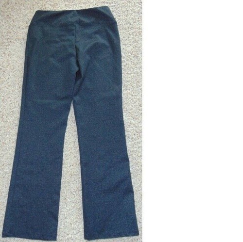 Womens Dress Pants Leggings Apt 9 Tummy Control Gray Flat Front Pull On- L  Long | eBay