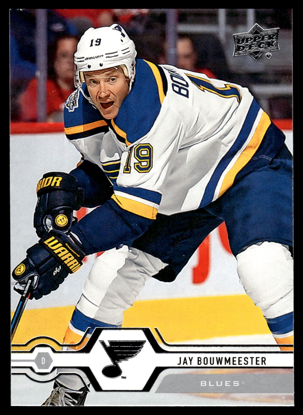 2019 Upper Deck #372 Jay Bouwmeester Check pictures for condition