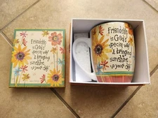 Robbin Rawlings/FAITHFULLY YOURS COFFEE MUG God Friendship Sunshine NEW IN BOX