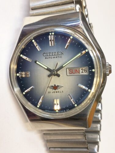 VINTAGE CITIZEN 21 JEWELS AUTOMATIC 4-280041 JAPAN MEN FULL WORKING ALL ORIGINAL - Picture 1 of 21