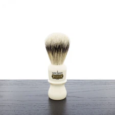 Simpson Emperor 3 Super Badger Shaving Brush, Faux-Ivory