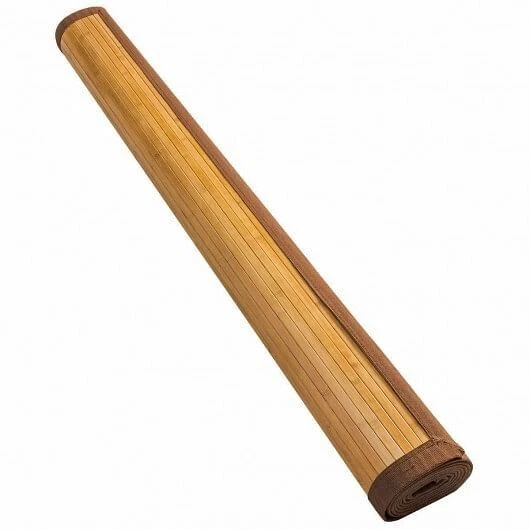 Alfombrilla de bambú de 5 x 8 pies con respaldo antideslizante para sala de estar dormitorio - Col Foto 4 de 4