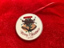 Longaberger 2000 Merry Christmas 36641 Basket Tie On