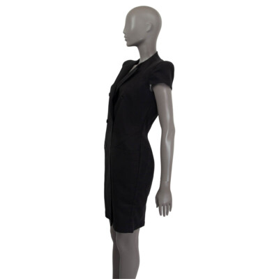givenchy little black dress Black Long Gold Sequins Fitted Deep V Neck Ruffle Sleeve Formal Dress –  Sultan Dress main image 1