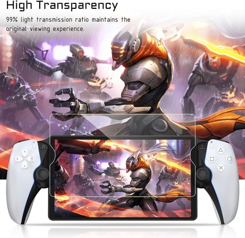 9H Hardness Tempered Glass Screen Protector for PlayStation Portal Remote Player - Picture 2 of 9