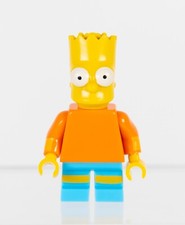 LEGO The Simpsons Bart Simpson Minifigure. Used  Fast Shipping