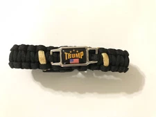 Donald TRUMP Bracelet American Flag Paracord Survival Bracelet  9'