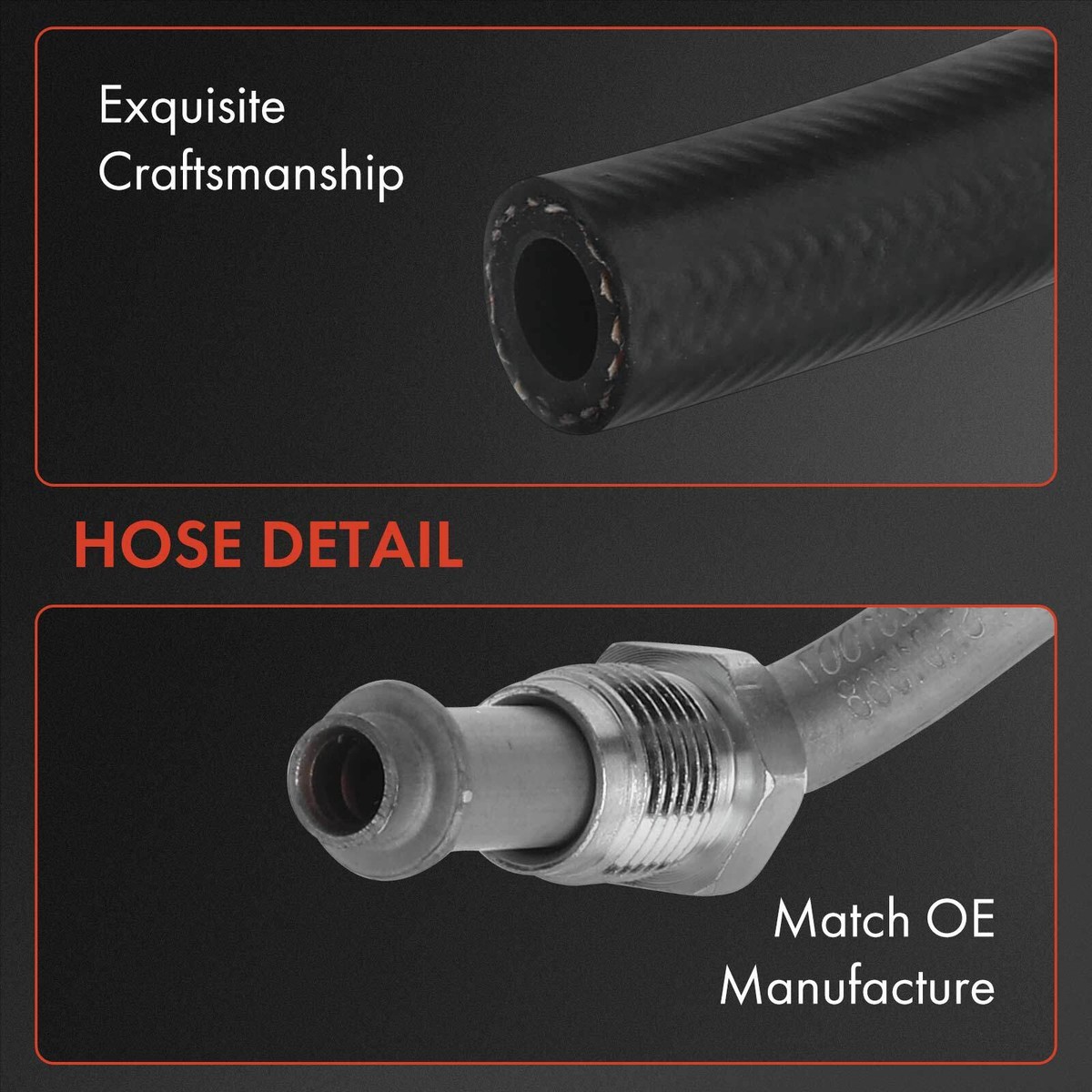 Power Steering Pressure + Return Hoses for F250 F350 Super Duty 6.4L