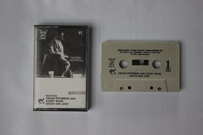 Oscar Peterson Count Basie Satch and Josh Cassette 1975 Pablo Records Jazz