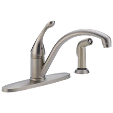 Delta Collins Kitchen Faucet w/ Spray 1.8 GPM Stainless-Certified Refurbished