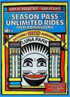 LUNA PARK SYDNEY 1980s NM iconic VIVID happy face  ORIGINAL PROMO POSTER