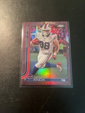 2025 Topps Chrome Dawson Knox Leather Football Pigskin #33 SP
