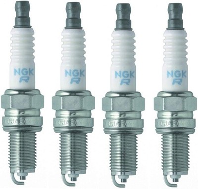 NGK 4 Pack of Genuine OEM Replacement Spark Plugs - DCPR6E-4PK