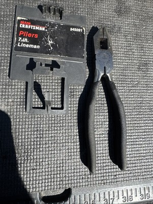 #ad #ad Sears Craftsman USA Nos Rare 7” Linesman Plier 45091 Vintage Package $64.95