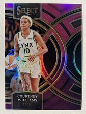 Courtney Williams 2024 Panini Select WNBA Premier Purple Prizm 18/99 Lynx