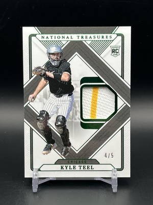 2025 National Treasures Treasured Threads KYLE TEEL 4/5 Holo Silver #TT-KT CHW