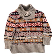 Oshkosh Sweater Boys 18Mts Mock Neck Genuine Kids Beautiful Colors B'gosh