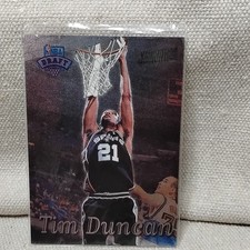 Topps 1997-98 Stadium Club Tim Duncan Rookie #201 San Antonio Spurs NBA Card. rookie card picture