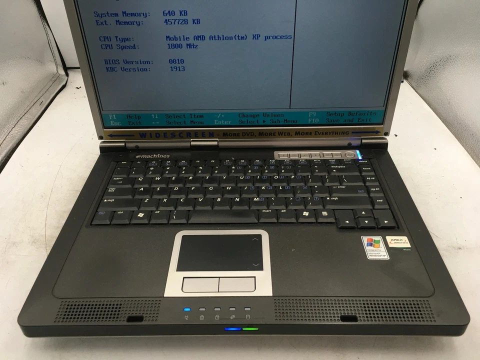 EMACHINES M5312 - BOOTS TO BIOS - AMD ATHLON X2 - 512MB RAM - 15" - READ DESC-BB - Image 3 of 4