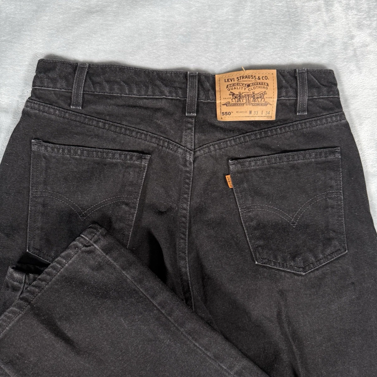 Levi's 550 Black Jeans for Men for sale | eBay