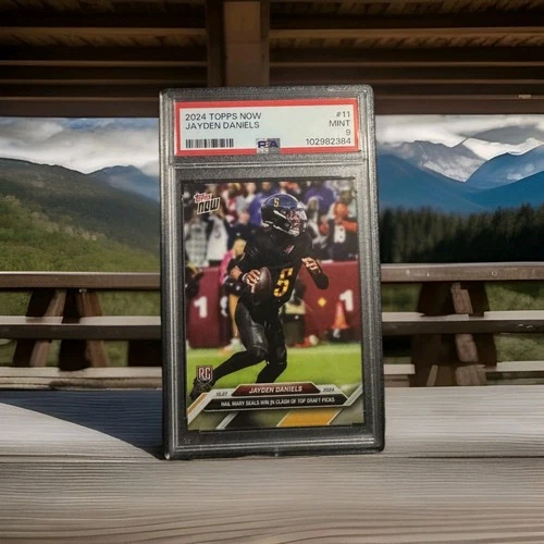 2024 Topps Now JAYDEN DANIELS #11 PSA 9 Rookie Card MINT