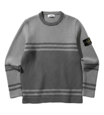 Stone Island Herren Strickpullover S Grau ges...