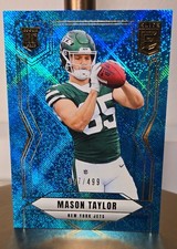 2025 Panini Donruss Elite - Rookies Mason Taylor #124 Teal Matrix #87/499 RC