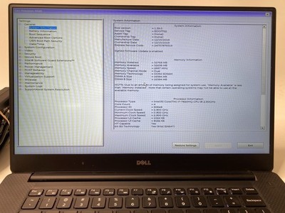 DELL Precision 5520 i7-7820HQ 32GB DDR4 512GB M.2 Quadro M1200