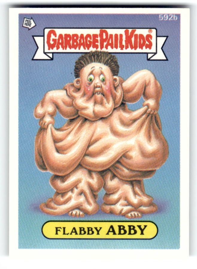 Flabby ABBY #592b 1988 Garbage Pail Kids trading card — raw and PSA graded price guide