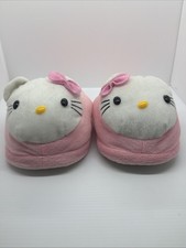 Hello Kitty Plush Slippers In Pink Size 6