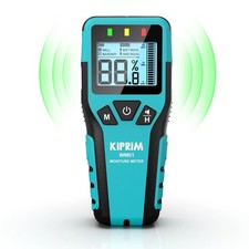Kiprim Pinless Moisture Meter Wood Damp Detector Non-Destructive Wall Timber