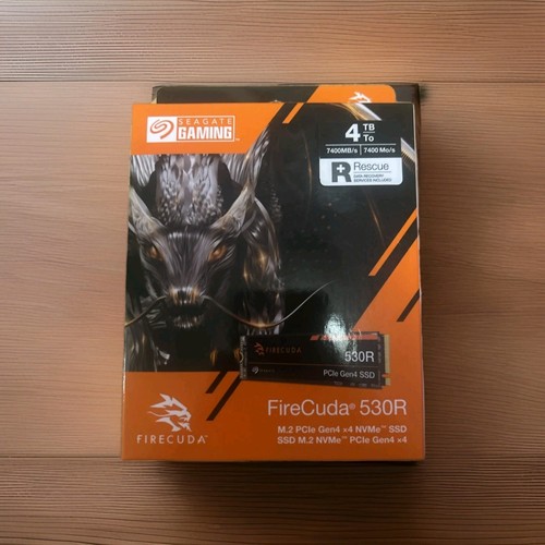 Seagate FireCuda 530R 4TB NVMe PCIe Gen4 ×4 M.2 2280 SSD ZP4000GM3A063 New