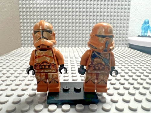 LEGO Star Wars Minifigure - Geonosis clone trooper - Lot of 2 SW0605/SW0606 READ