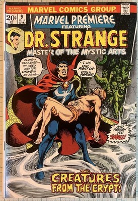 Marvel Premiere #9 F- Frank Brunner Cover 1973 Marvel Mark Jewelers Insert