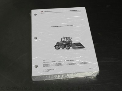 Wacker Neuson Weidemann T 4512 Telescopic Loader Service Manual Repair Shop Book
