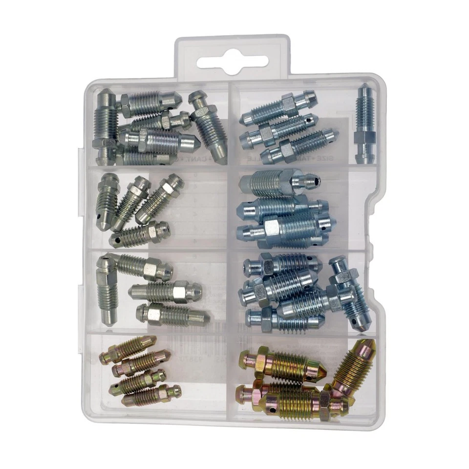 Juego de tornillos de purga de frenos para Geo Tracker 1993 1994 | Acero | Tipo de accionamiento de cabeza hexagonal Foto 3 de 4