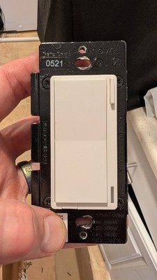 Inovelli Red Series On/Off Switch LZW30-SN - Right Tabs Clipped off