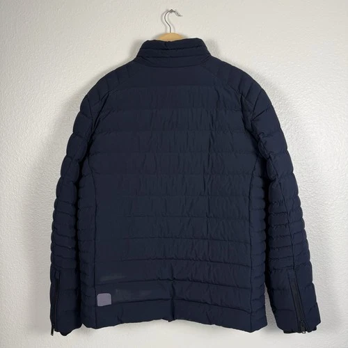 Moose Knuckles Active Flex Jackpine Down Puffer Jacket Men XL Blue 800 image 13