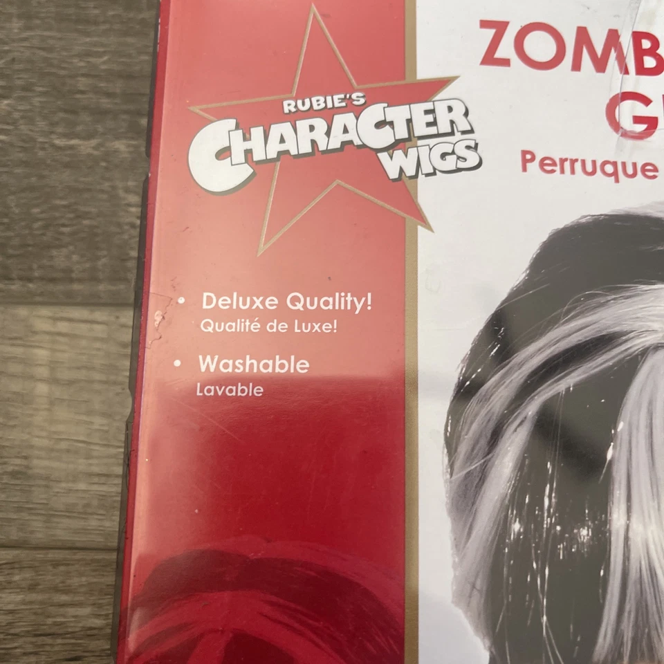 Nueva Peluca Zombie Escuela Niña Deluxe Calidad Lavable Rubíes Personaje Pelucas Foto 4 de 4