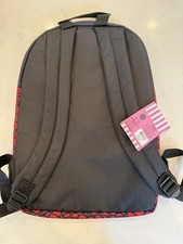 Hello Kitty Girls Medium Backpack Black Red W...