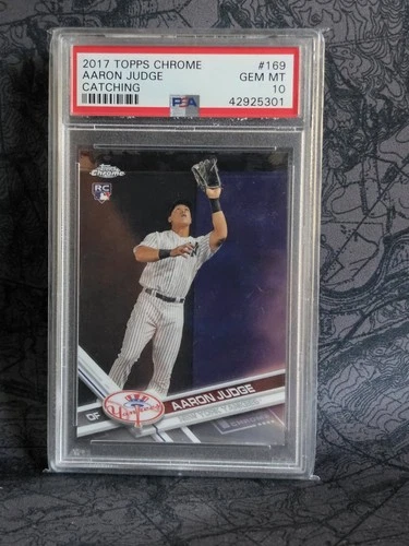 2017 Topps Chrome - Aaron Judge #169 Rookie Card PSA 10 New York Yankees