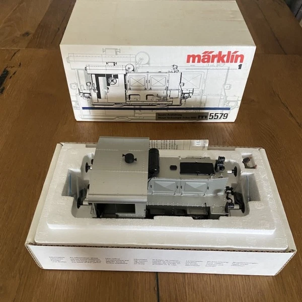 Märklin 5579 Échelle 1 locomotive diesel grise Köf II - Photo 1/4