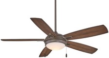 Minka Aire Lun-Aire 54" Ceiling Fan - Dark Pine 5-Blade