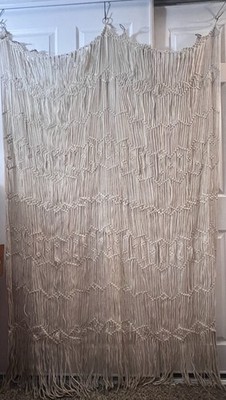MACRAME-wall Divider/curtain/ Decoration-100%cotton- Perfect 